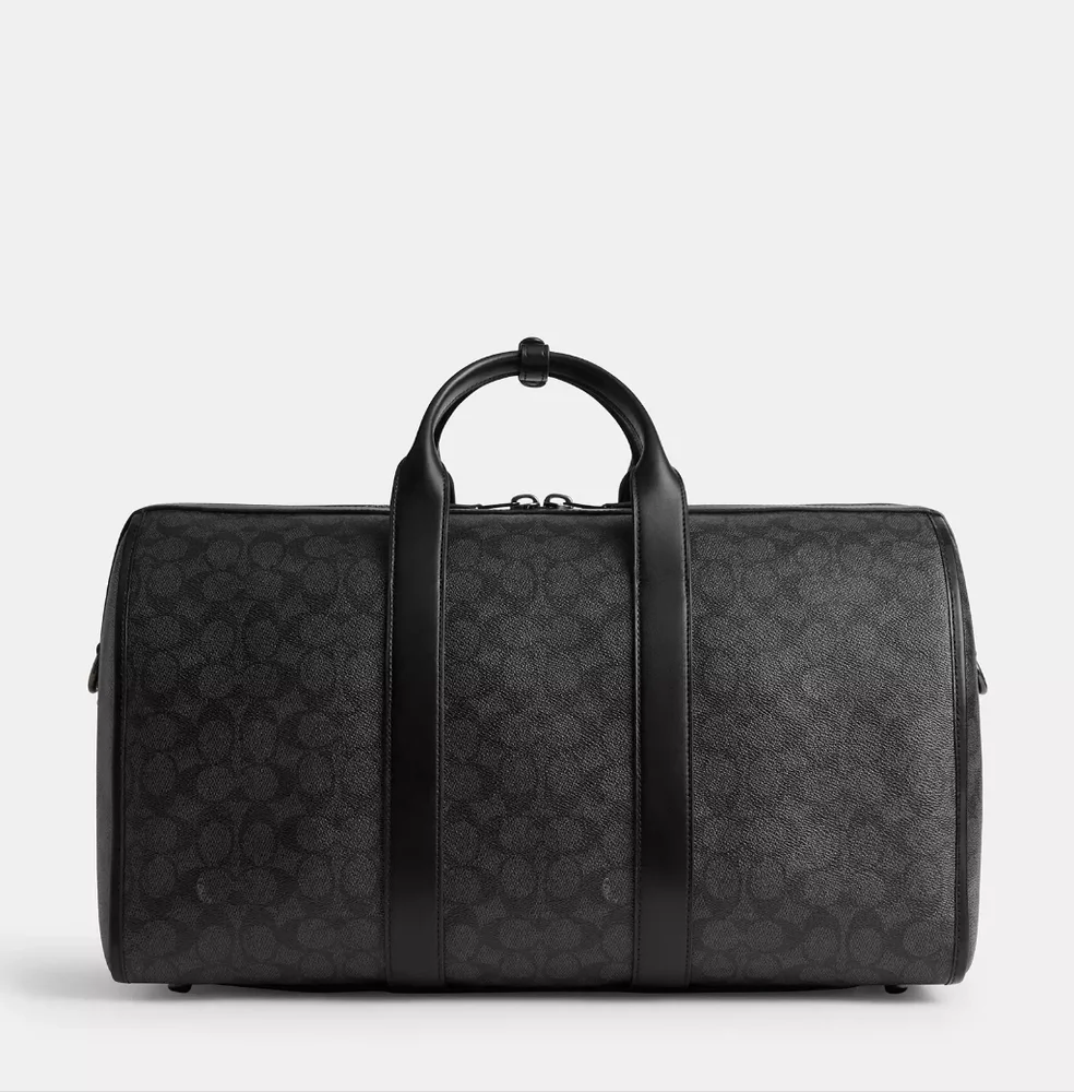 NWT! Gotham Duffle Bag 45 In Signature Canvas In Charcoal Signature